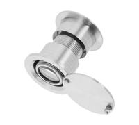 40-55mm Door Rotating Brass with Viewer for Cover Privacy Doors | Silver Finish, Wide Angle Optics, Anti Tamper Design, for Hotel and Office Front Entry Use