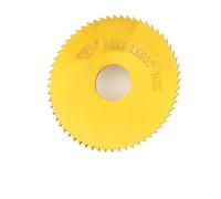 40/60/63/75mm Slitting & Slotting Saw Blade M35 Steel Circular Cutting Disc Slitting Machine Metal Steel Cutting(60mmx2.0x16x72T)