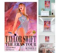 (40*60cm) Taylor Poster The Eras Tour Swift Wall Art October 13 World Tour Movie Posters Swift Wall Decor Unframed For Fans