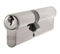 40/60mm Offset EURO Double Cylinder Lock Keyed to Differ 5 Pin Satin Chrome Loops Multi One Size