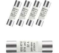 40-63A Ceramic Fuse 20PCS Box - RT18-63,RO16,RT14,am4,RT19,14x51mm,40A,50A,63A,500V,690V,50ka,VDE0636,IEC269(40A 20pcs core Only)