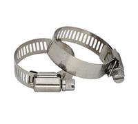 40-63mm 46-70mm 52-76mm 59-82mm 65-89mm 72-95mm 304 Stainless Steel 304ss Pipe Clip Fuel Line Swivel Drive Hose Worm Gear Clamp(3Pcs 65-89mm)