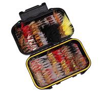 40/72/100/120Pcs Fly Fishing Assortment For Bass Trout Salmon Fishing Fly Flies Lures With For C Lures Dry