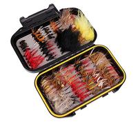 40/72/100/120Pcs Fly Fishing Lure Fishing Artificial Dry Fly Lures Soft Sea Fishing Lures With Storage Box