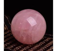 40-80mm Natural Quartz Green Fluorite Crystal Ball Home Decor Ornament 1pcs (Color : Pink Crystal Ball, Size : 65mm)