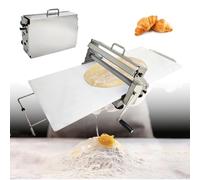 40.9''x15.5" Folding Dough Sheeter with Sheeter Board Portable Manual Dough Roller Machine Stainless Steel Sheeter Thickness Adjustable for Pizza Dough, Puff Pastry Dough