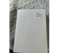 40 A5 Sheets of White Hammered Card 250gsm Excellent for Cards, Scrapbook,Wedding Stationery (White Hammered)