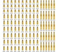 40 And 120 Pcs Carburetor Main Jet Kit With 90 Pcs Main Jets And 30 Pcs Slow Jets Compatible With CVK PE OKO Style Carburetors Similar To KOSO(120PCS)