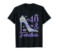 40 and Fabulous Stepping into my 40th Birthday T-Shirt
