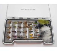 40 Autumn Trout Fishing Flies - Boxed Set, GOOD VARIETY, Mixed Size NBX75