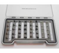 40 Boxed Small Hook Dry Trout Flies named in description Traditional Drys,NBX125