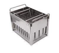 40 Cavity Stainless Steel Ice Bar Mould - Reusable Ice Pop Maker for DIY Popsicles, Jelly, and Snacks with Easy Release