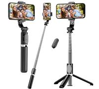 40" Cell Phone Selfie Stick Tripod, Extendable Selfie Stick All-in-1 Smartphone Tripod Stand With Wireless Remote 360°Rotation