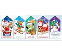40 Christmas Luggage Gift Tags Cute Design Tie On Present Labels with String