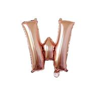 40 cm Foil Balloon Letter Rose Gold for Decoration Balloon Birthday, Wedding, Party and so on W-16 Inch