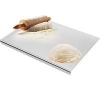 40 cm L x 30 cm W Stainless Steel Chopping Board, Cutting Boards, Baking Board for Kitchen with Counter Lip, Heavy Duty Cutting Board for Meat Vegetables Baking Pastry