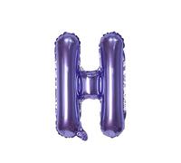 40 cm Purple Foil Balloon Letter H for Helium Filling
