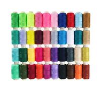 40 Colors Sewing Thread Coil 250 Yards Each Polyester Purpose for Hand and Machine Sewing