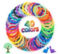 40 Colours 3D Pen Filament P ompatible with Filapen 3D Printing Pen, 1.75 mm 3D Printer Filament Refills, Total 200 m 3D Pen Refills for Low Temperature 3D Pen