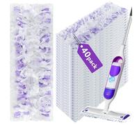 40 Count Disposable Power Mop Refills for Swiffer Power Mop Multi-Surface Mop，Power Mop Pads for Swiffer PowerMop Wood Mop,Compatible with Power Mop，Power Mop Pads Refills for Floor Cleaning