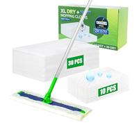 40 Count Dry + Wet Pads Refill Kit for Swiffer Sweep XL Mop, Disposable Cloths Refill for Multi-Surface Floor Cleaning, Kit Includes 30 XL Dry Sweeping Cloths & 10 XL Wet Pads Refills