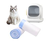 40 Count Extra Large Cat Litter Box Liners, Cat Litter Waste Receptacles Bags for MeoWant MW-SC01/MW-SC02/MW-LR01 Self-Cleaning Litter Box