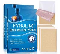 40 Count Pain Relief Patch, Hot Moxibustion Pain Relief Patches, Pain Relief Wormwood Sticker Self Heating Warming meridians Patches Plaster, Discomfort Relief Plaster