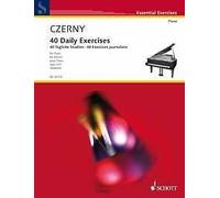 40 Daily Exercises op. 337 op. 337 sheet music Czerny, Carl piano