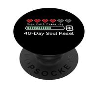 40-Day Soul Reset Ash Wednesday Gamer PopSockets Adhesive PopGrip