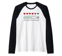 40-Day Soul Reset Ash Wednesday Gamer Raglan Baseball Tee