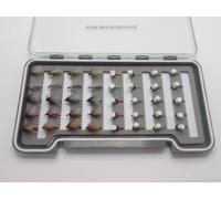 40 Emerger & Suspender Buzzers, trout flies, 40 boxed set, Fly Fishing NBX27