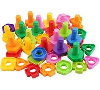 40 Giant Nuts & Bolts, Occupational Therapy, Autism, Giant Nut, Bolt, Toy, Screws, Toy, Giant Nut
