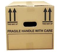 40 GIANT Pack Of Strong Cardboard Storage Packing Moving House Boxes with Room List 47cm x 31.5cm x 27cm 44 litres