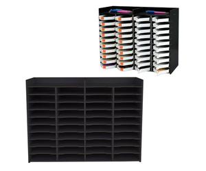 40 Grids Diamond Painting Tray Organizer Holder Drill Pen & Multi-Boat Tray Storage Rack Art Diamond Painting Accessories Kits, for Big Size Trays, Black