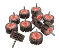 40 Grit 50mm Flap Wheel Disc Abrasive Sanding Pads for Drills 6mm Shank 10 Pack