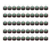 40 Grit 60mm Flap Wheel Disc Abrasive Sanding Pads For Drills 6mm Shank 50pc