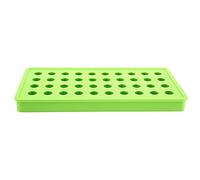 40 - Hole Silicone Ice Ball Tray | Make Round Ice Cubes for Whiskey/Cocktails Immediately | Easy Release & Dishwasher Safe | Food Grade Flexible Tray for Party Bar Home (Green)