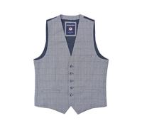 (40 in, Grey) Lambretta Mens George Prince Of Wales Check Waistcoat