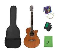 40-Inch All Sabre Folk Acoustic Guitar, Treble Fret Opening Design, Ideal For Beginners And Students, Guitar Set