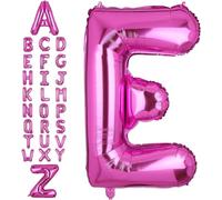 40 Inch Giant Pink Letter E Foil Helium Balloons Big Single Mylar Balloon Birthday Party Decoration Supply Baby Shower