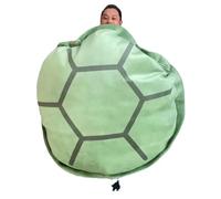 40 Inch Giant Wearable Turtle Shell Pillow for Adults, Multifunctional, Removable, Kawaii Wearable Giant Turtle Pillow Funny Cosplay Plush Cushion (Green)