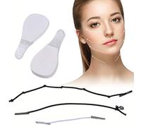 40 Invisible Face Lift Tape, Face Neck Instant Lifting Patches with Ropes, Face Tape Lifting Invisible Waterproof Face Stickers, V Face Sticker, Neck Chin for Tightening Skin