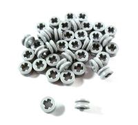 40 LEGO Technic Bush 1/2 Smooth Light Bluish Gray