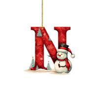 40 Letters Christmas Ornaments Personalised Christmas Tree Decorations New Christmas Acrylic Christmas Decorations Diy Hanging Letter Novelty Baubles For Xmas Tree Party Decor Merry Xmas Decor Gifts