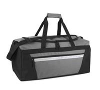 40 Litre, 22 Inch Duffle Bag for Women Men Travel; Large Duffel Bag with Shoulder Strap, Sections (Grey)