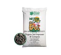 (40 Litres) Elixir Gardens | Worm Manure Castings 100% Organic Vermi Compost/Fertiliser/Potting Soil Improver Bio Humus