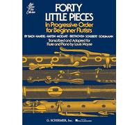 40 Little Pieces In Progressive Order. Flute And Accomp.. Book and Part(s) (Louis Moyse Flute Collection)