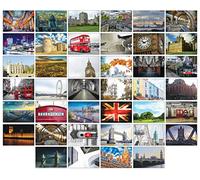 40 London Postcards - 40 Different Designs Printed on Thick Card