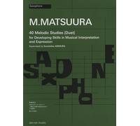 40 Melodic Studies - Duet. Saxophone Duet.