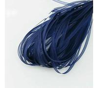 (40 Meters/lot) 3.0mm Organza Ribbons Wedding Christmas Decoration Wrapping lace-Dark Blue
